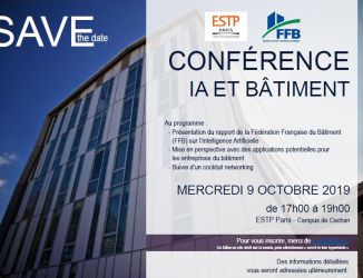 [Conférence] Intelligence Artificielle et Bâtiment - 9 octobre à 17h